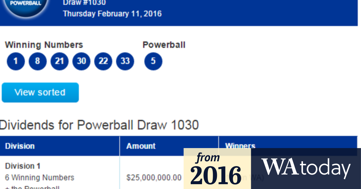 No WA Powerball winner 25 million Lotto jackpot for February 11